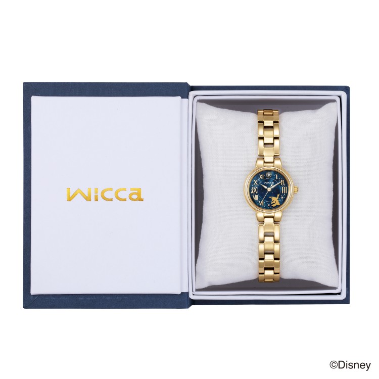 CITIZEN シチズン Wicca ウィッカ KP2-124-71 レディース腕時計 ソーラーテック Disneyコレクション ディズニー ファンタジア 限定600本 ステンレス クリスタルガラス