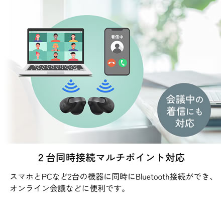 JVC Victor(ビクター) HA-NP1T アクセサリー感覚の イヤーカフ型 ワイヤレスイヤホン HA-NP1T-PN(サンドピーチ）