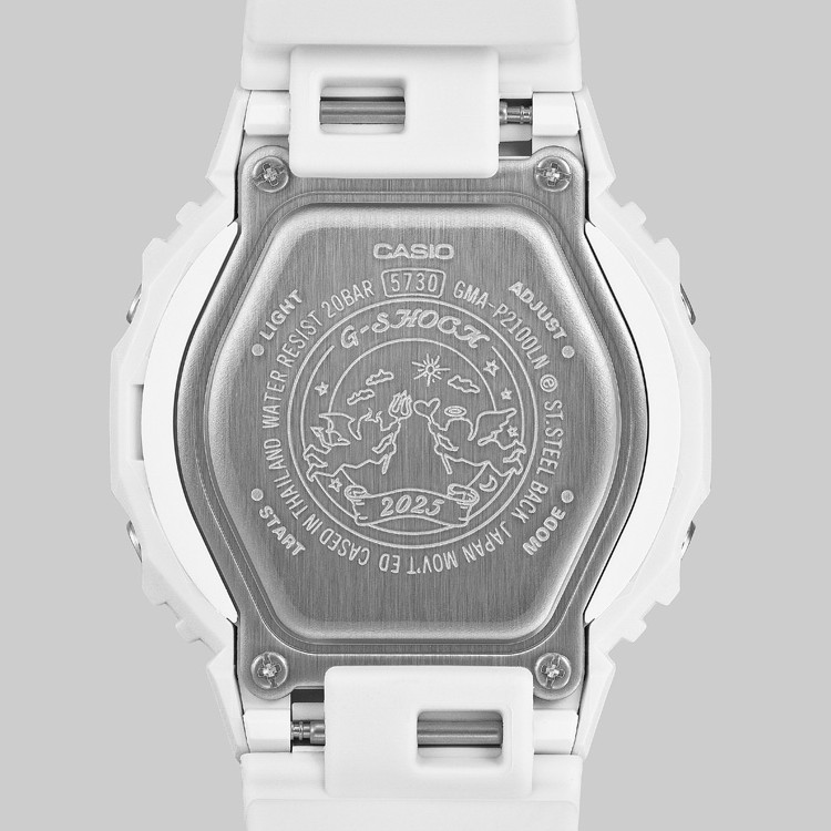 CASIO カシオ Gショック ペアウォッチ 腕時計 LOV-25A-7AJR ラバコレ Lover's Collection 2025 クリスマス ホワイト×ブルー 樹脂バンド アナデジ CASIO G-SHOCK メーカー保証1年 国内正規品
