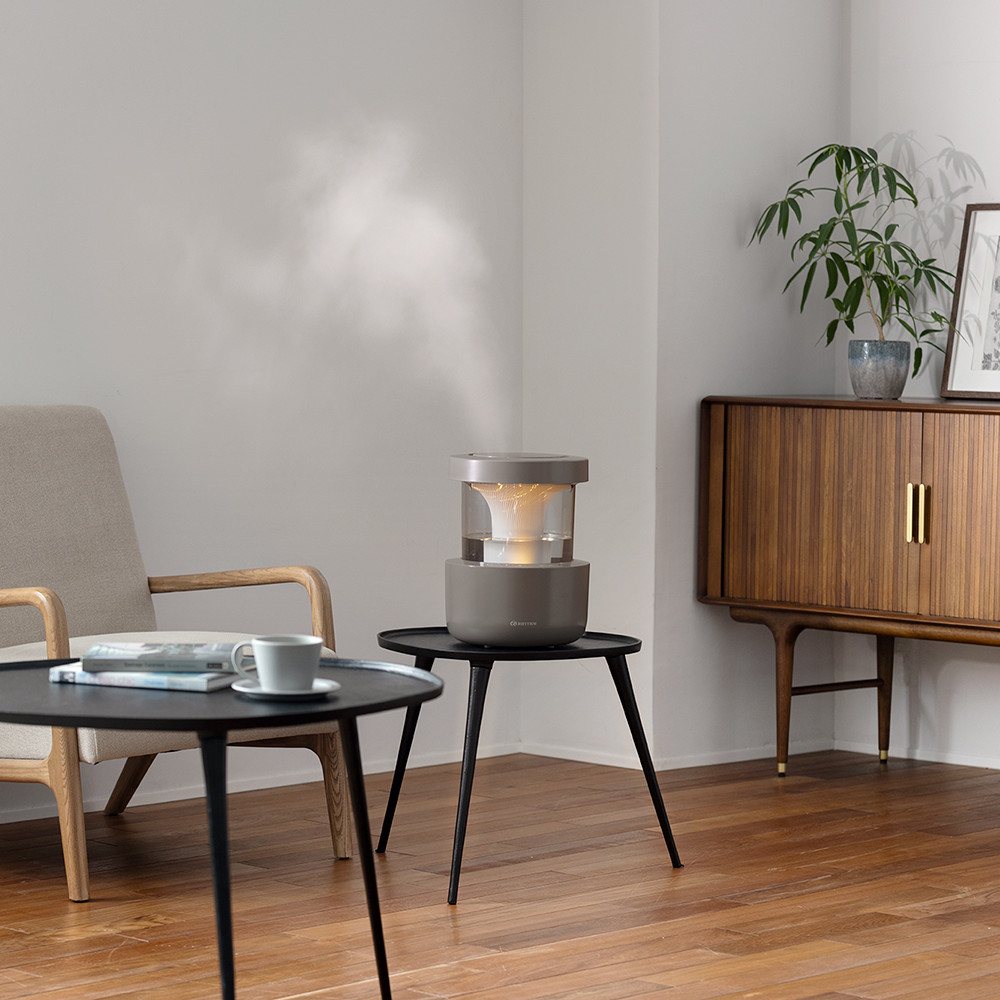 （加湿器2個セット） リズム プールレス加湿器 MIST350 9YYA29RH08 ライトグレー＆MIST250 9YYA64RH84 ウォームグレー