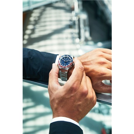 CITIZEN シチズン Series 8 シリーズ8 NB6030-59L メンズ 腕時計 機械式 自動巻き GMT デュアルタイム ステンレスケース サファイアガラス 10気圧防水 シースルーバック