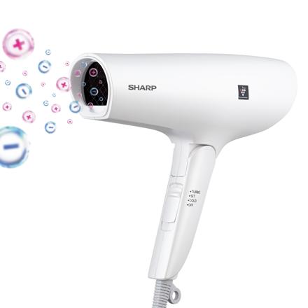 シャープ ドライヤー プラズマクラスター IB-RP7-W サテンホワイト & 0359 クイックヘアドライタオル アクアブルー