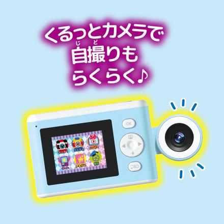 セガフェイブ プリントカメラ ディズニー&ピクサーキャラクターズ & カラー紙 & micro SDカード 32GB & ACアダプタ & シール 5点 セット