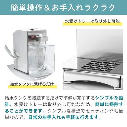 Lucaffe エスプレッソマシン PICCOLA シルバー コーヒーポット4種 ふきん付 6点セット