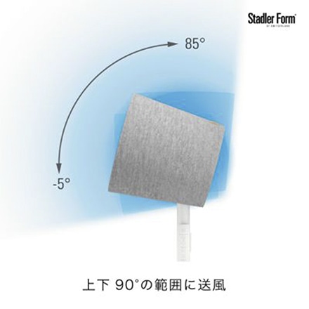 Stadler Form スタドラフォーム Simon 3D サーキュレーター 扇風機 ホワイト SFSIMON