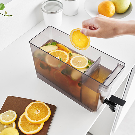 tower タワー 冷蔵庫ドリンクサーバー 2.8L ブラック 1583