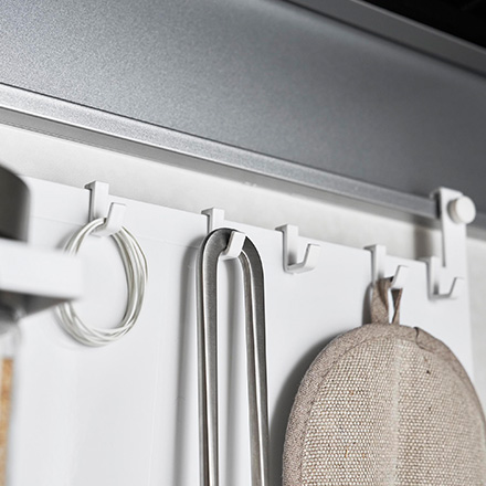 tower タワー レンジフードスチールパネル ホワイト 1735