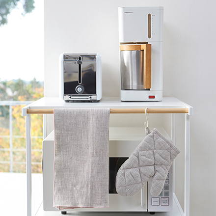 tower タワー ゴミ箱上ラック ホワイト 2859