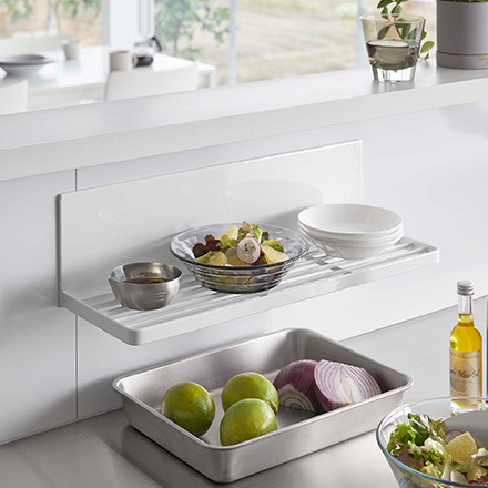 tower タワー マグネット水切りラック ホワイト 3781