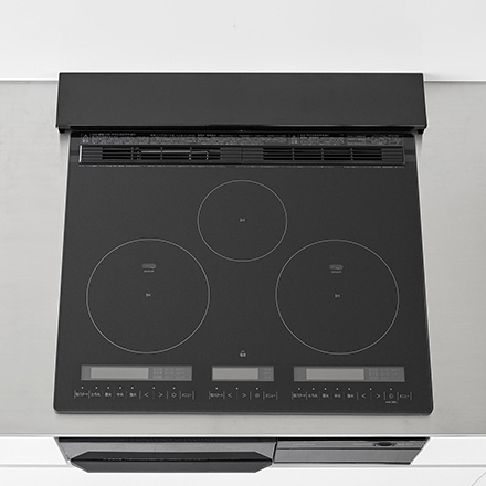 tower タワー 奥行伸縮排気口カバー 60cmコンロ用 ブラック 4563