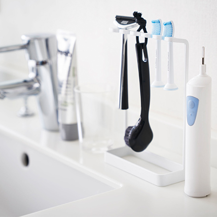 tower タワー 歯ブラシスタンド 5連 ホワイト 4698