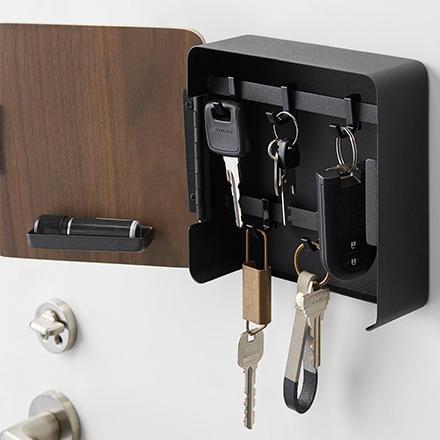 RIN リン マグネットキーフック2段 ブラウン 4801