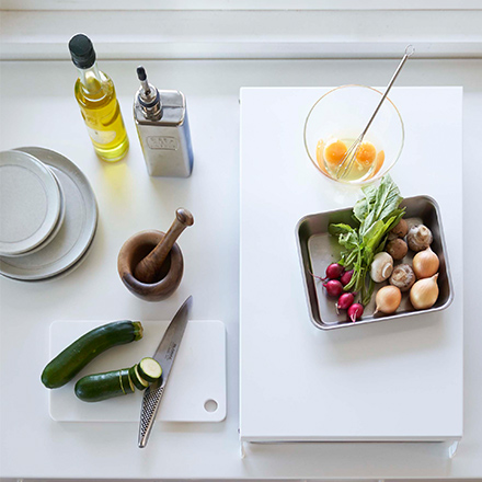 tower タワー折り畳みガスコンロカバー ワイド ホワイト 4922