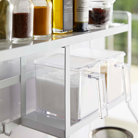 tower タワー コンロサイドラック ホワイト 5234