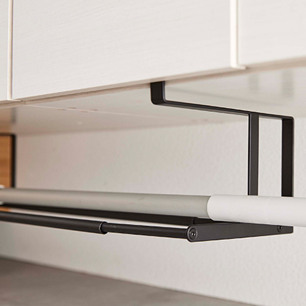 tower タワー 浮かせる伸縮シューズラック ブラック 5632