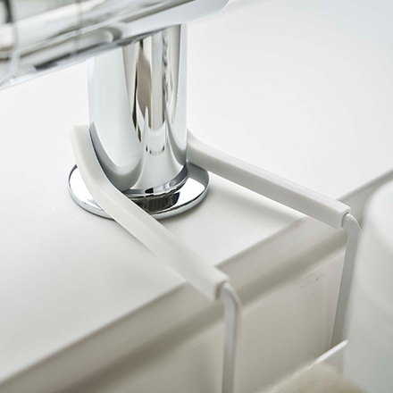 tower タワー 蛇口にかける収納ホルダー ホワイト 5639