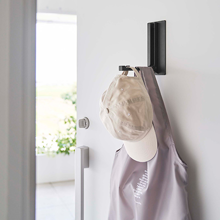 tower タワー マグネット折り畳みハンガー ブラック 5988