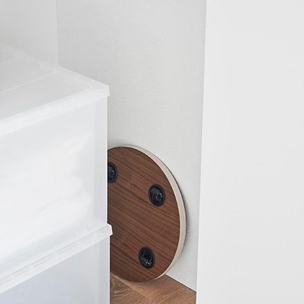 RIN リン インテリア低台車 ラウンド ブラウン 10062