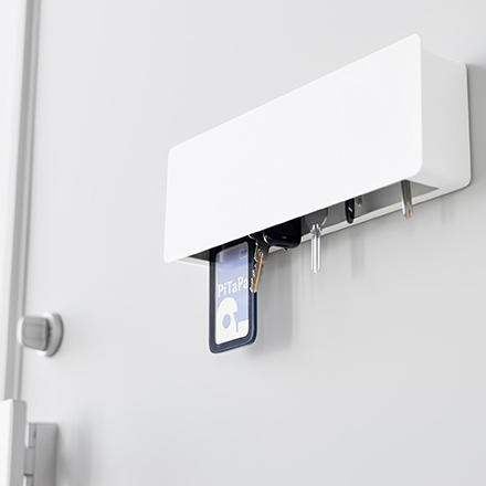 tower タワー マグネットキーフック ロング ホワイト 10342