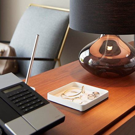 tower タワー キー&ジュエリートレー ホワイト 10587