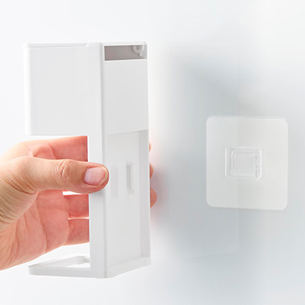 tower タワー フィルムフック マウスピース&洗浄タブレット収納ラック ホワイト 10725