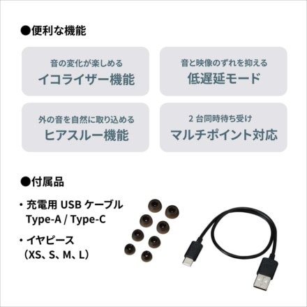 オーディオテクニカ 完全ワイヤレスイヤホン ブルー ATH-CKS30TW BL