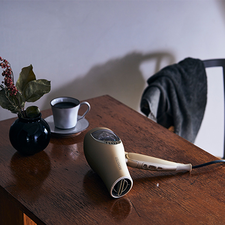 コイズミ ダブルファンドライヤー グレー ゴールド KHD-W820/N