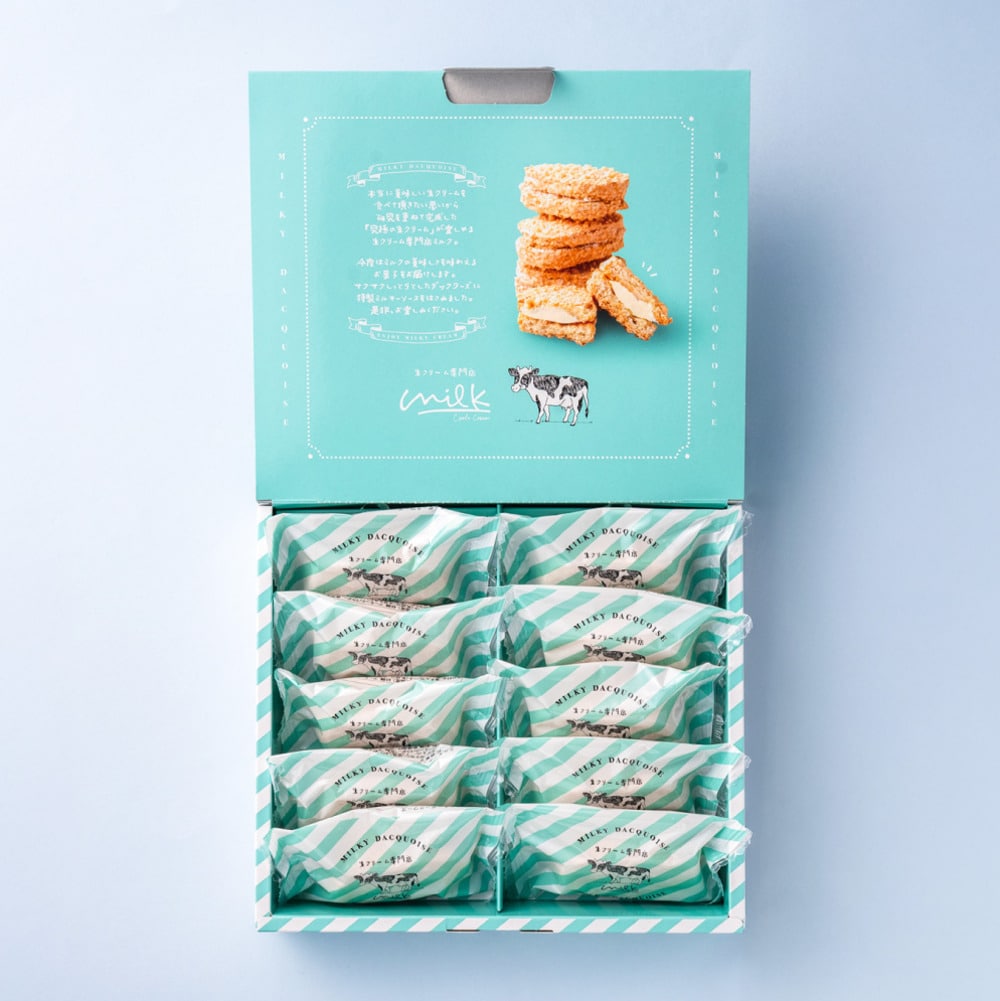 ミルキーダックワーズ 10個入 生クリーム専門店Milk ミルク ダックワーズ ミルキークリーム