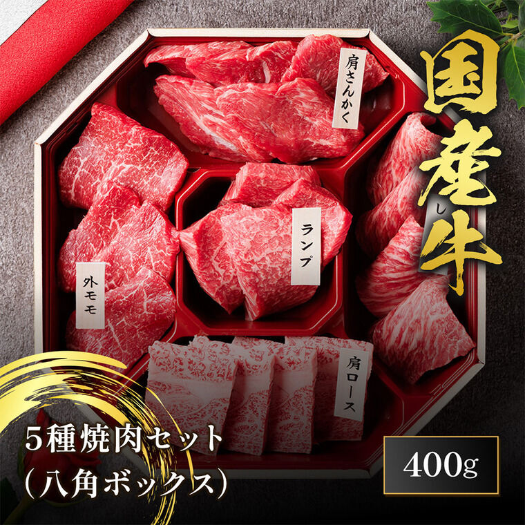 和牛セレブ 国産牛5種焼肉セット（部位ランダム） 400g 冷凍便 メーカー直送