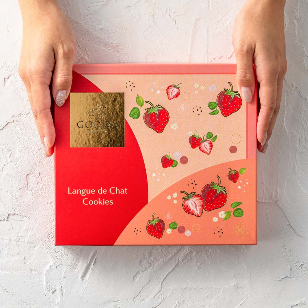 ゴディバ GODIVA あまおう苺ラングドシャクッキー アソートメント 18枚入 210421