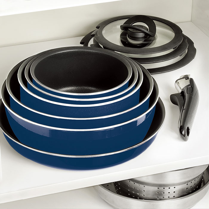 ティファール T-fal フライパンセット インジニオ・ネオ グランブルー・プレミア セット10 ガス火専用（IH不可） L61492