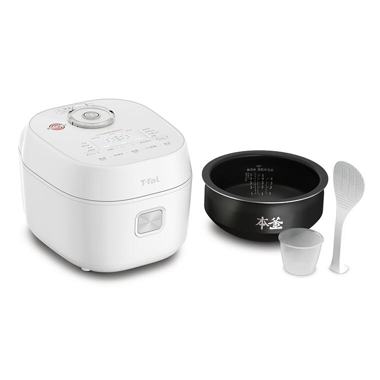 ティファール T-fal ザ・ライス 遠赤外線IH炊飯器エッセンシャル 5.5合 ホワイト RK9101J0
