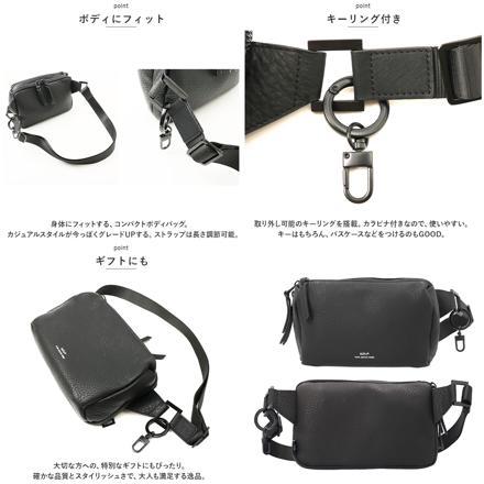 Waku ボディバッグ ボディバッグ BLACK