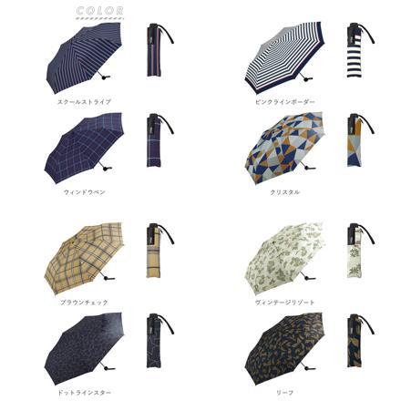 ワールドパーティー W by WPC. UX001 BaSic FoLDing UMbreLLa 折りたたみ傘 スクールストライプ