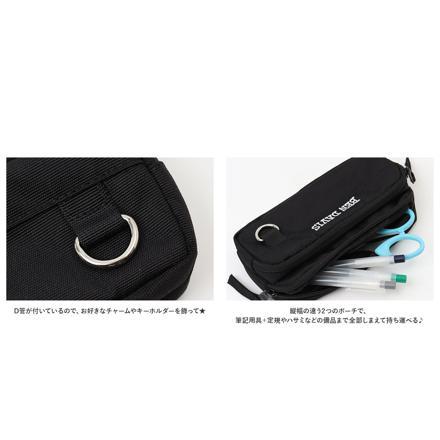 BEN DAVIS ベンデイビス W-PENCASE BDW-8289 ペンケース BLACK/WHITE