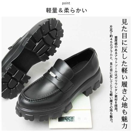 gLabeLLa SQUARE TOE DERBY SHOES S(25-25.5cM) BLACK