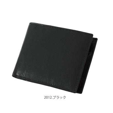 牛革 折財布 ID-2002 ID-2012 折財布 2012.ブラック