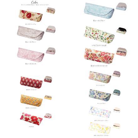 メガネケース ローズ/ピンク