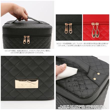 メイクボックス 鏡付き pmy8011 ローズピンク