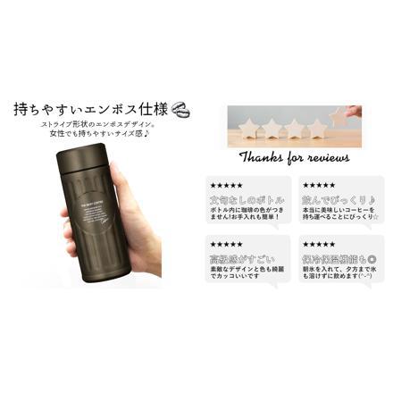 Qahwa カフア 抗菌仕様 コーヒー ボトル 420ml グラファイトグレー