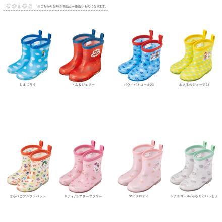 キャラクター レインブーツ 14cm 16cm RIBT1 RIBT2 サイズ16cm アリエル