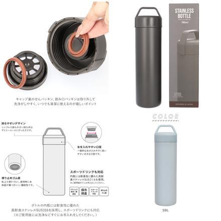 STOS ストス ステンレスボトル 700ML ステンレスボトル BE