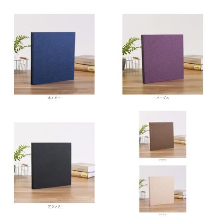 フォトアルバム 粘着タイプ 無地 yalbum5031 レッド