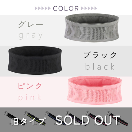 mitas ランニングポーチ グレー Sサイズ TN-RUPO-GY-S