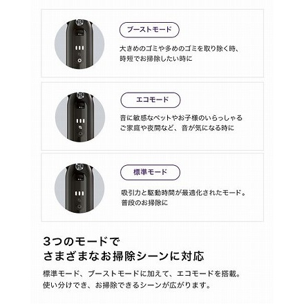 Shark コードレススティッククリーナー EVOPOWER SYSTEM ADV CS601J BK ブラックメタリック