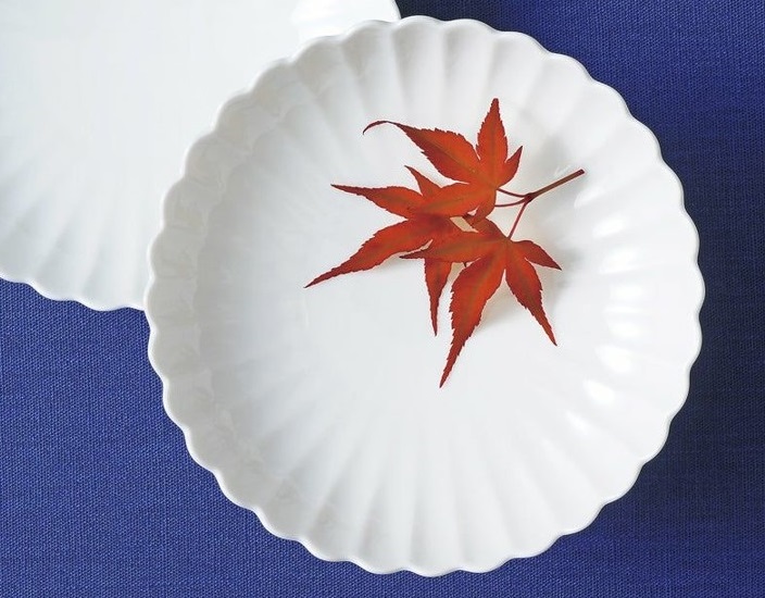 たち吉　白菊　銘々皿〈5枚〉　2140081　白