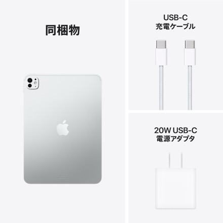 Apple 11インチiPad Pro Wi-Fiモデル 2TB（Nano-textureガラス搭載）- シルバー