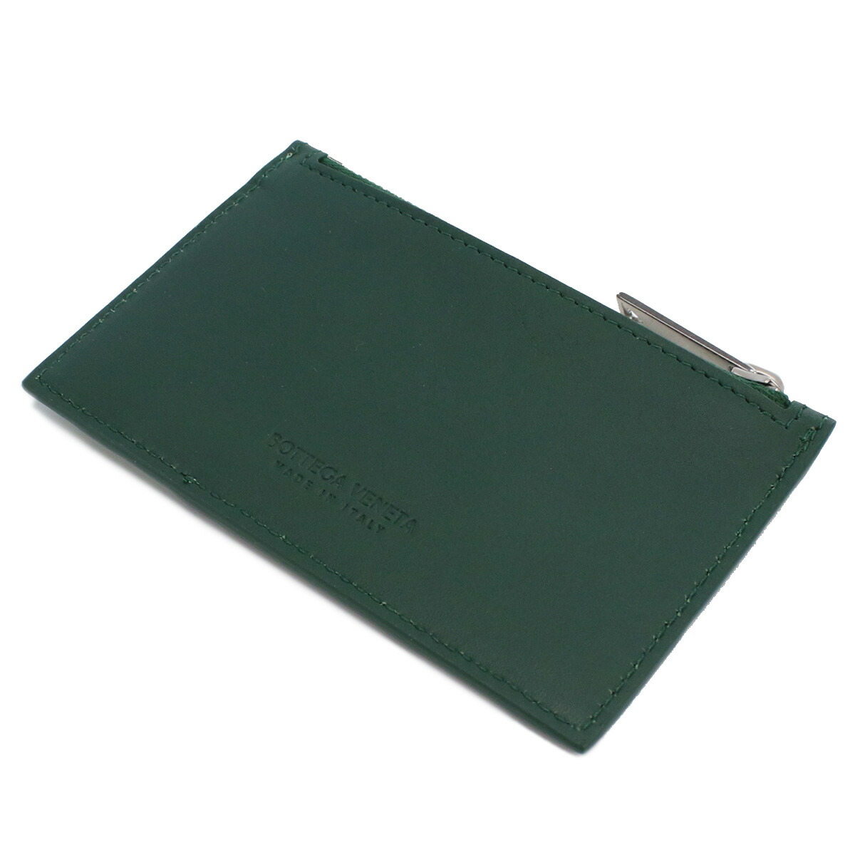 ボッテガ・ヴェネタ コインケース メンズ BOTTEGA VENETA カーフレザー イタリア 679802 グリーン系 財布 小銭入れ 小さい ブランド 高級 おしゃれ プレゼント 実用的