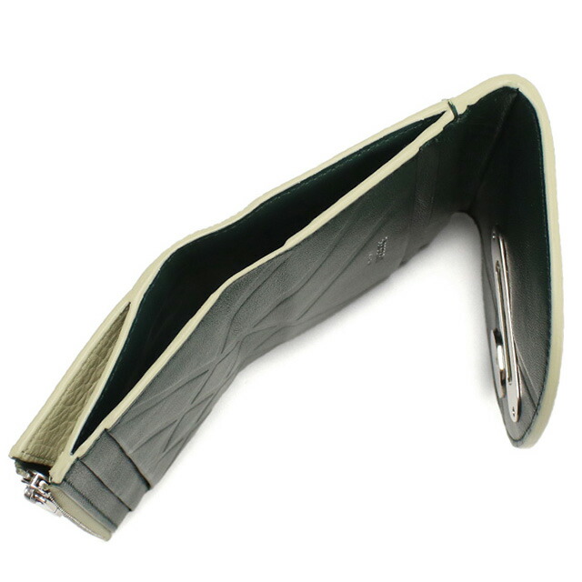 バーバリー 三折財布小銭入付き レディース BURBERRY レザー イタリア 8081670 HUNTER グリーン系 財布 ウォレット ブランド 高級 おしゃれ プレゼント 実用的