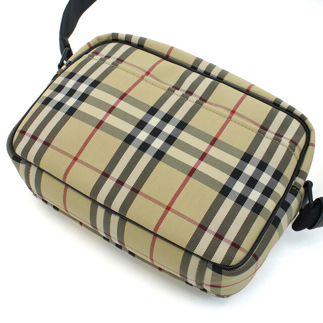 バーバリー 斜め掛けショルダーバッグ メンズ BURBERRY ナイロン ルーマニア 8084111 ARCHIVE BEIGE マルチカラー バッグ 斜めがけ ブランド 高級 おしゃれ プレゼント 男性 実用的 かっこいい